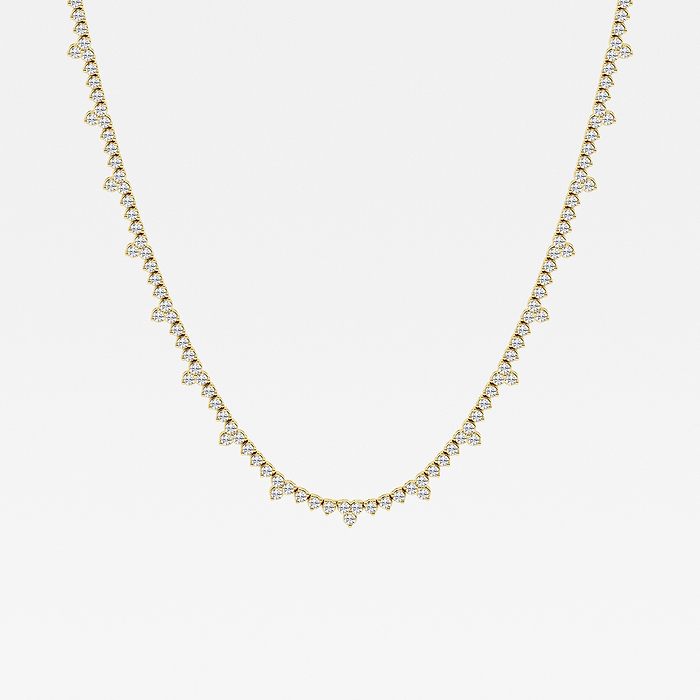 ナス　テンピュール 12 1/2 ctw Pear Lab Grown Diamond East West Bezel Set Tennis