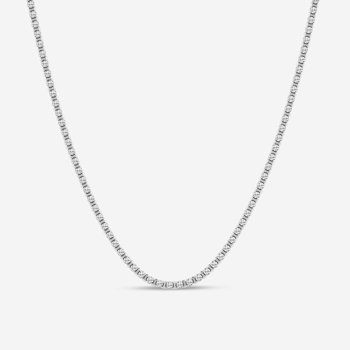 18-in selling choker chain lab produce diamond