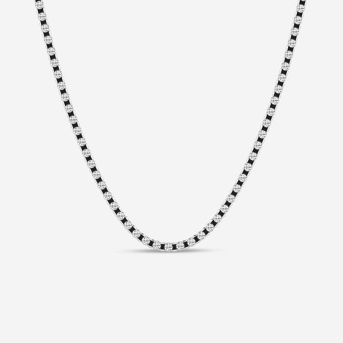 Round Tennis Necklace