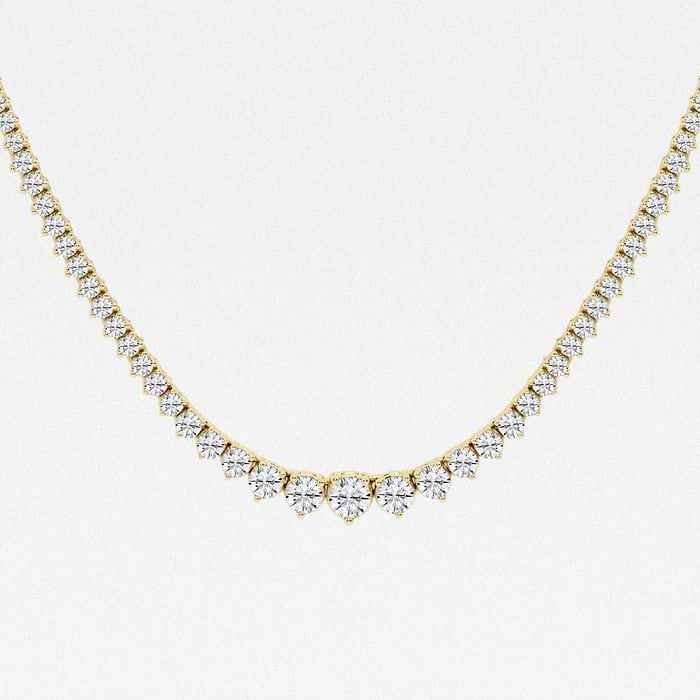Graduated Riviera Round Fashion Necklace