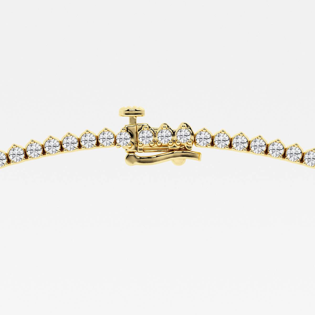 Additional Image 2 for  10 ctw Round Lab Grown Diamond Graduated Riviera Necklace