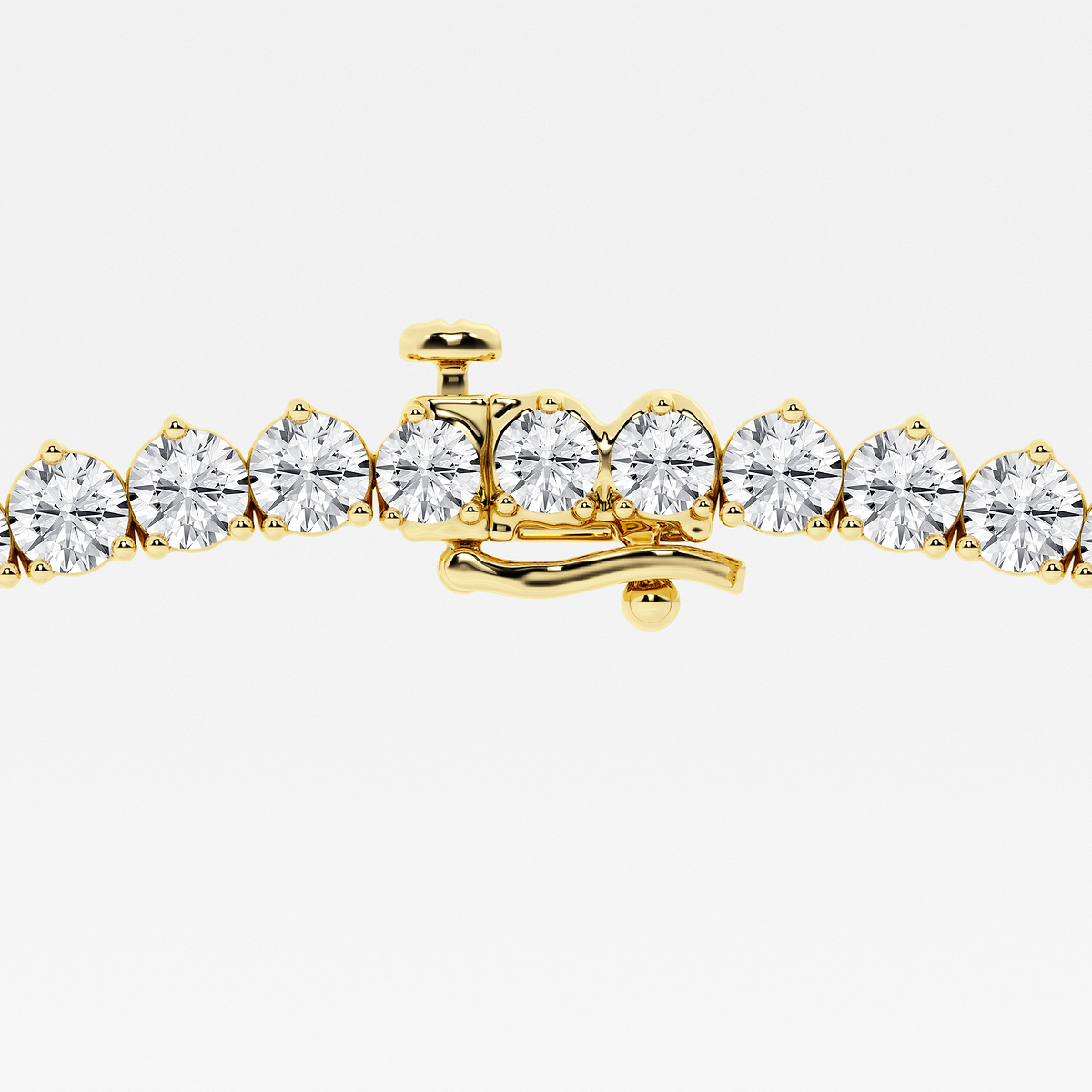 Additional Image 2 for  40 ctw Round Lab Grown Diamond Graduated Riviera Necklace