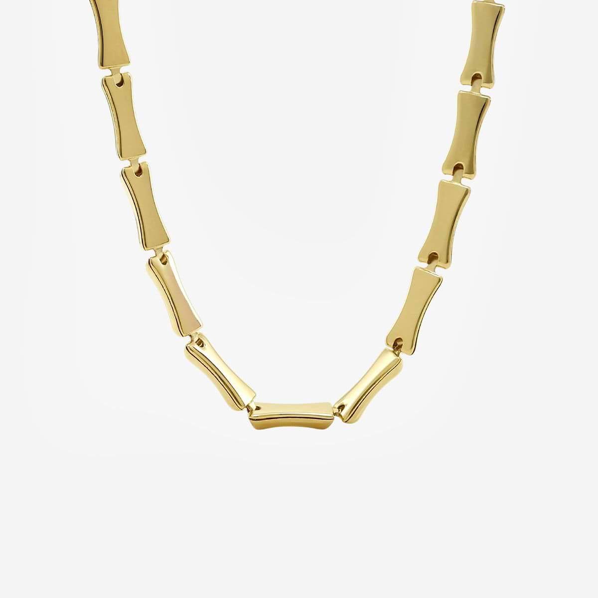 CLED-BeanNecklace-BrownAmber-