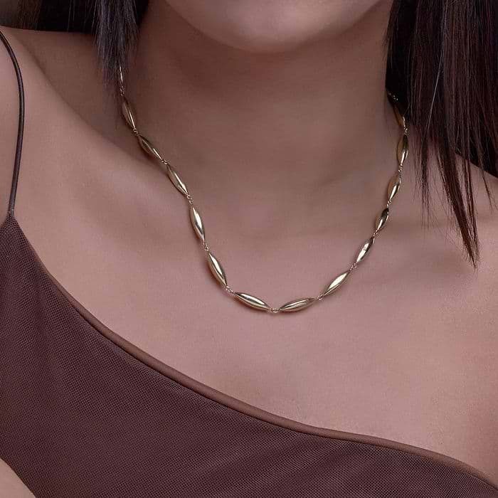Plain Gold Necklace