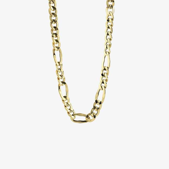 Plain Gold Link Necklace