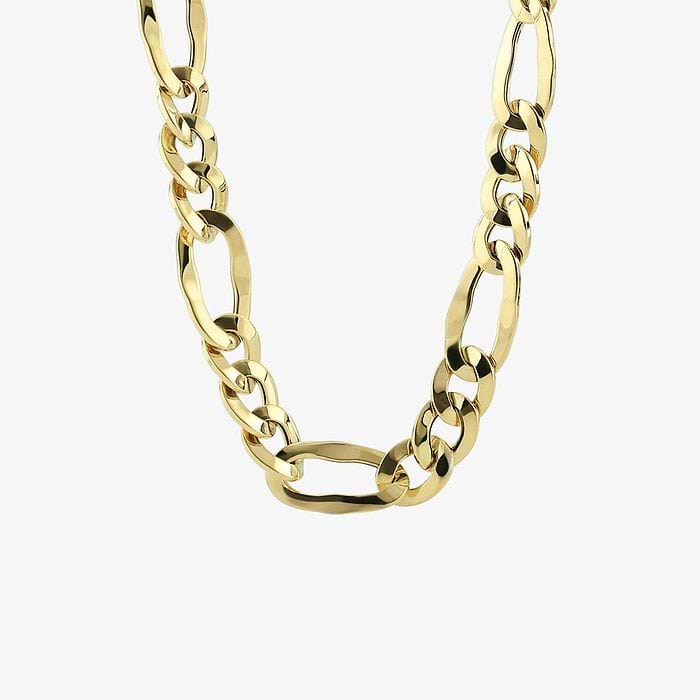Plain Gold Link Necklace