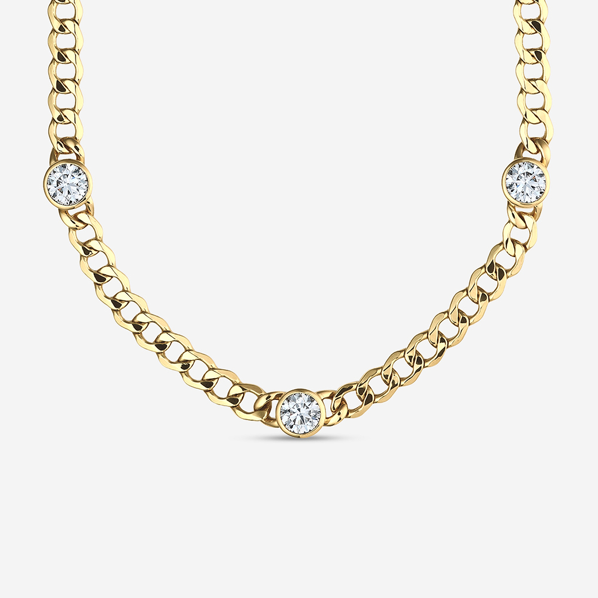 Additional Image 1 for  6 ctw Round Lab Grown Diamond Necklace