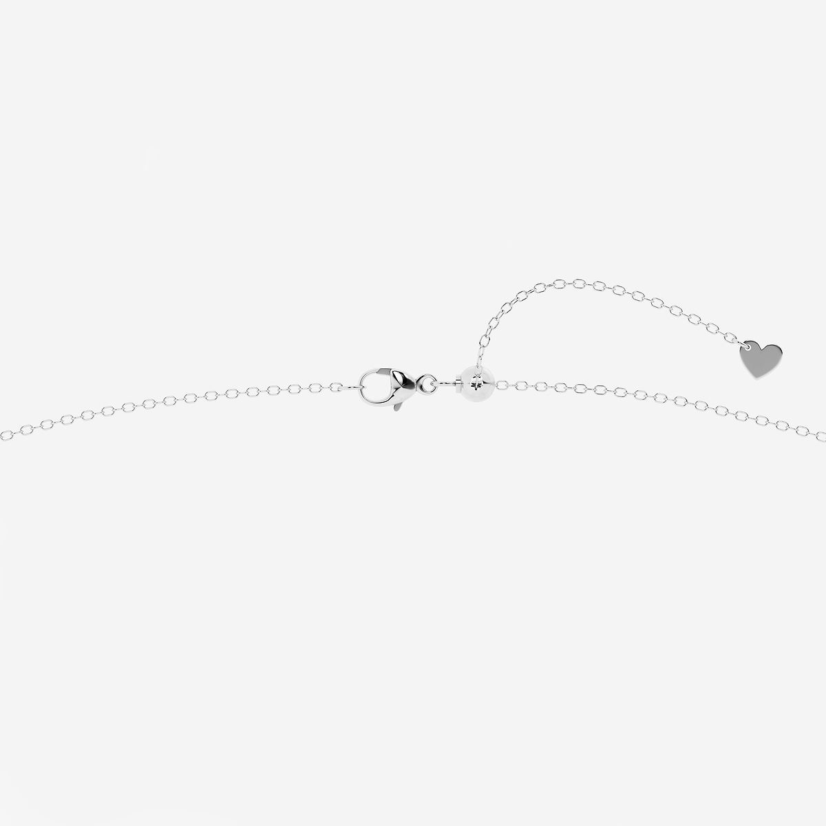 Additional Image 2 for  1 ctw Multi-Shape Lab Grown Diamond Pebbles Necklace