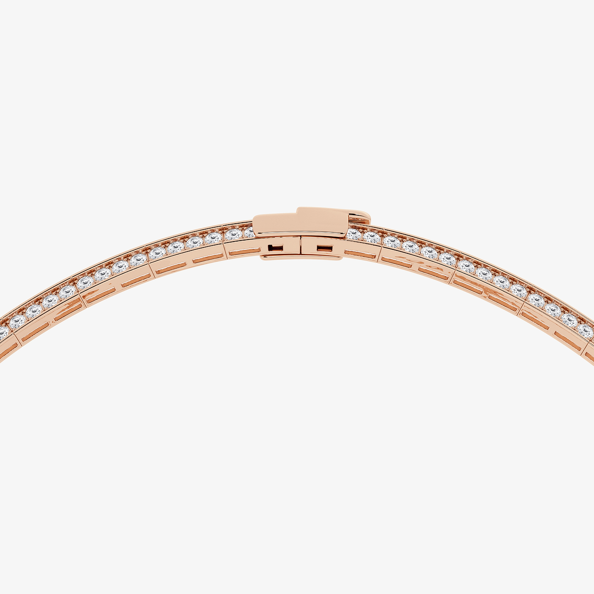 Additional Image 2 for  13 ctw Pear Lab Grown Diamond Pave Curve Drop Necklace