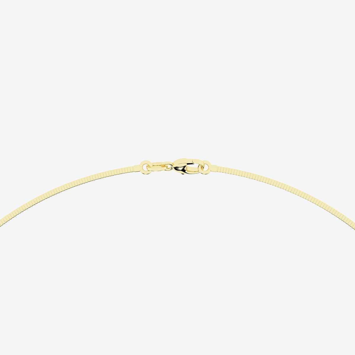 Additional Image 2 for  1 1/2 ctw Pear Lab Grown Diamond Solitaire Pendant with Omega Chain