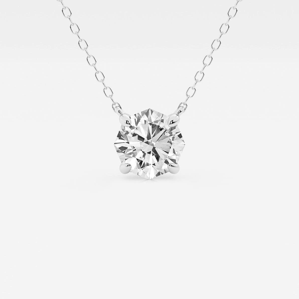 1 1/2 ctw Muse Octagon Cut Pendant with Chain