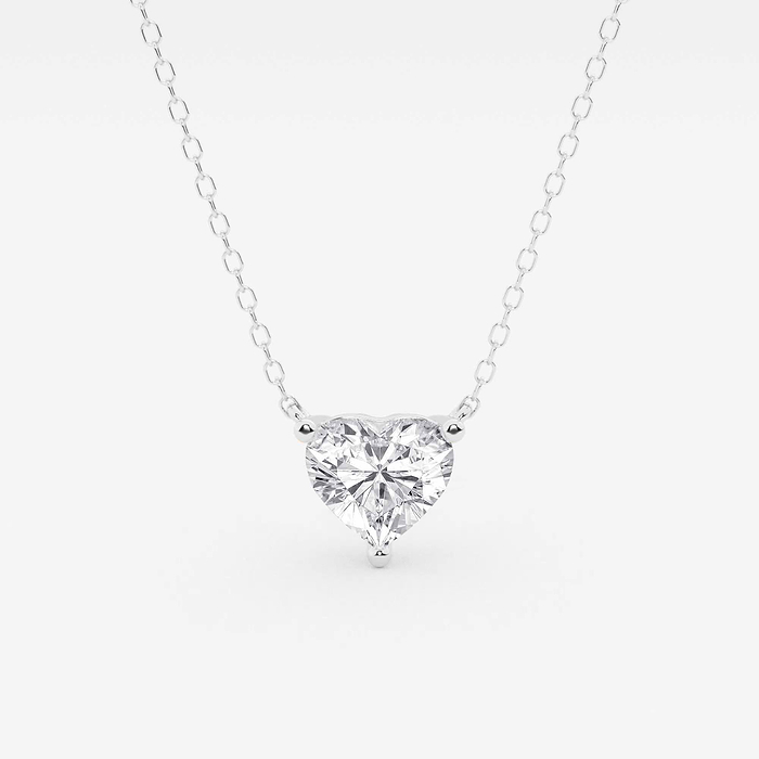 Heart Solitaire Pendant