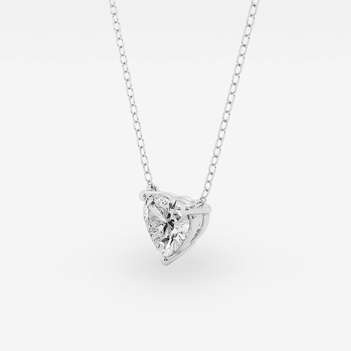 Heart Solitaire Pendant