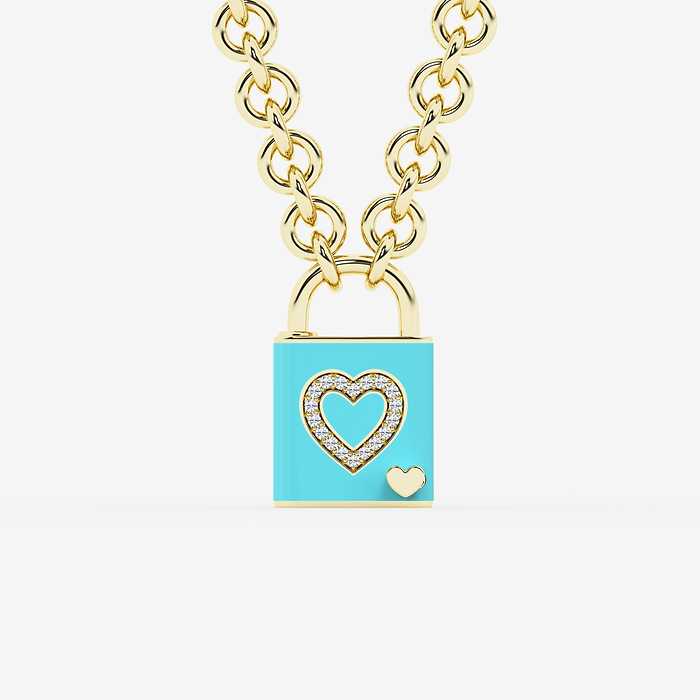 Collana con dichiarazione arcobaleno Collana con catena in