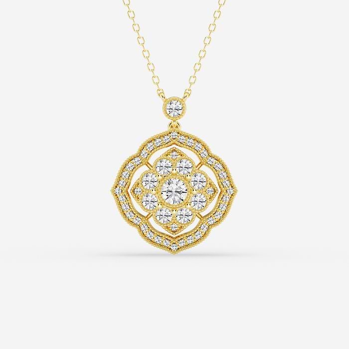 Vintage Shield Pendant