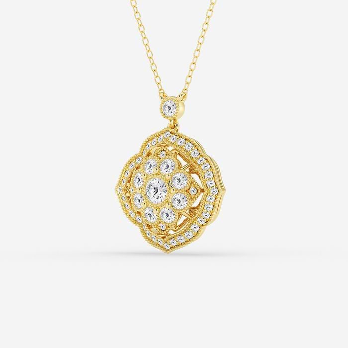 Vintage Shield Pendant
