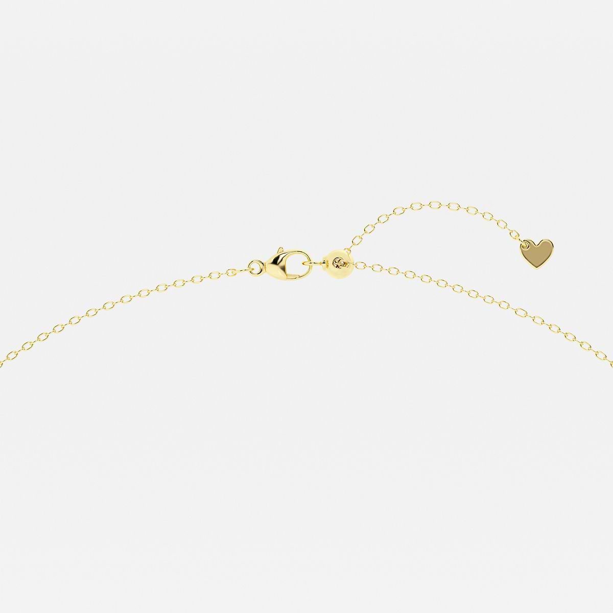 Additional Image 2 for  2 1/3 ctw Round Lab Grown Diamond Halo Pendant with Adjustable Chain