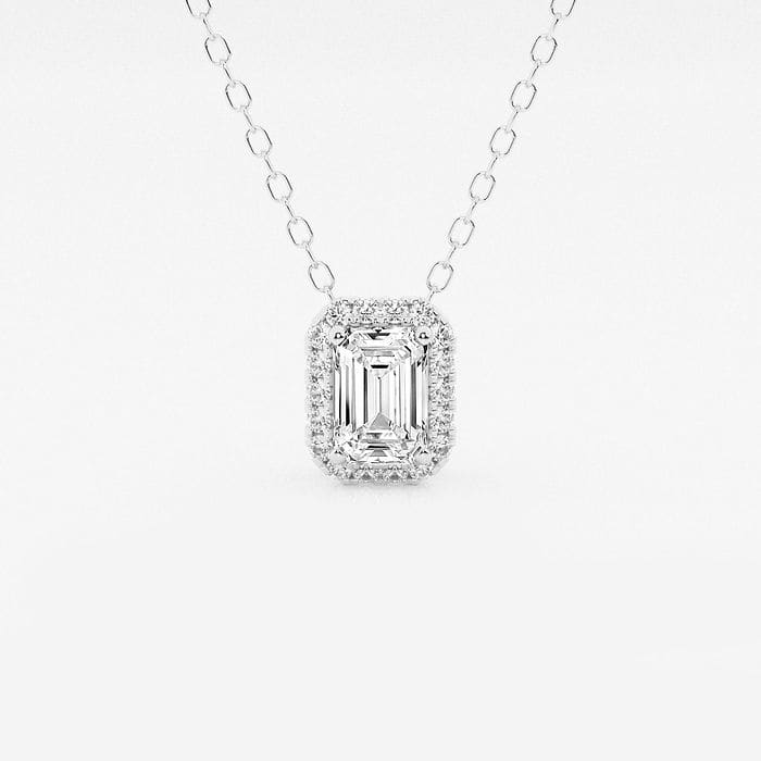Emerald Halo Pendant