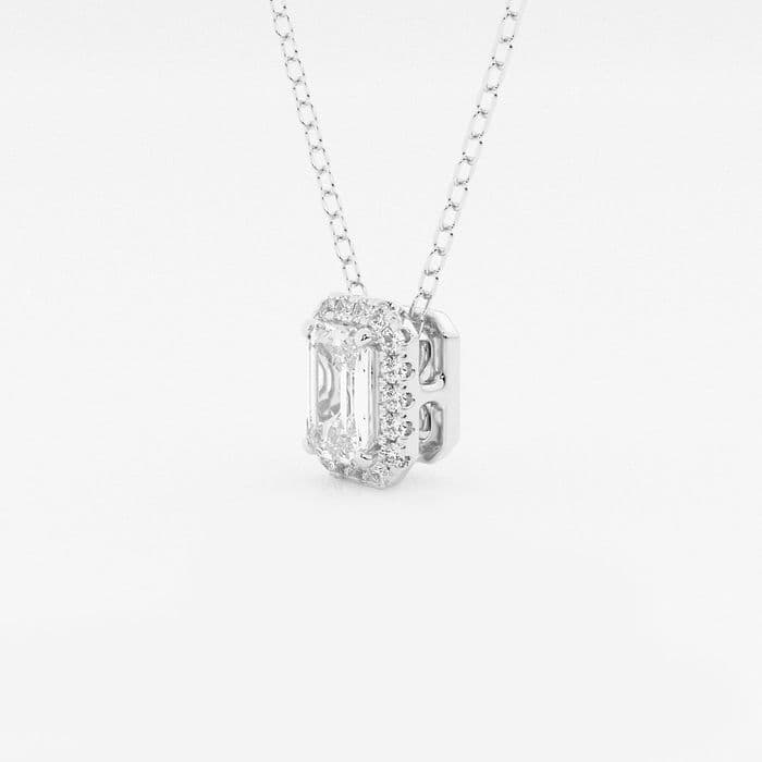 Emerald Halo Pendant