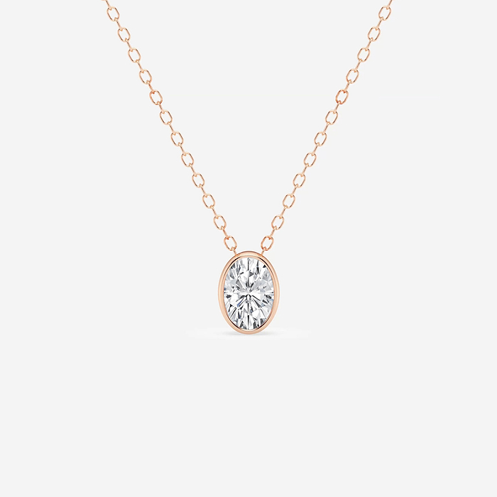 Bezel Set Oval