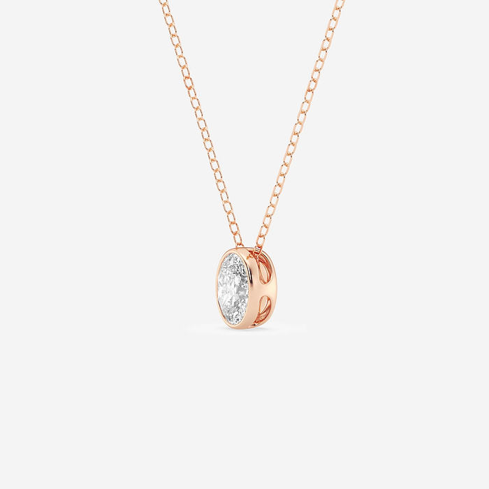 Bezel Set Oval