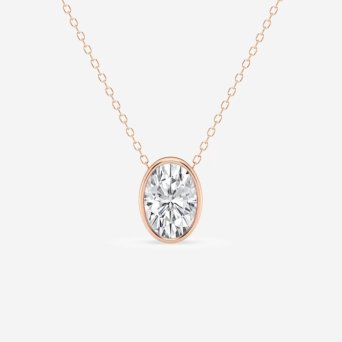 Bezel Set Oval