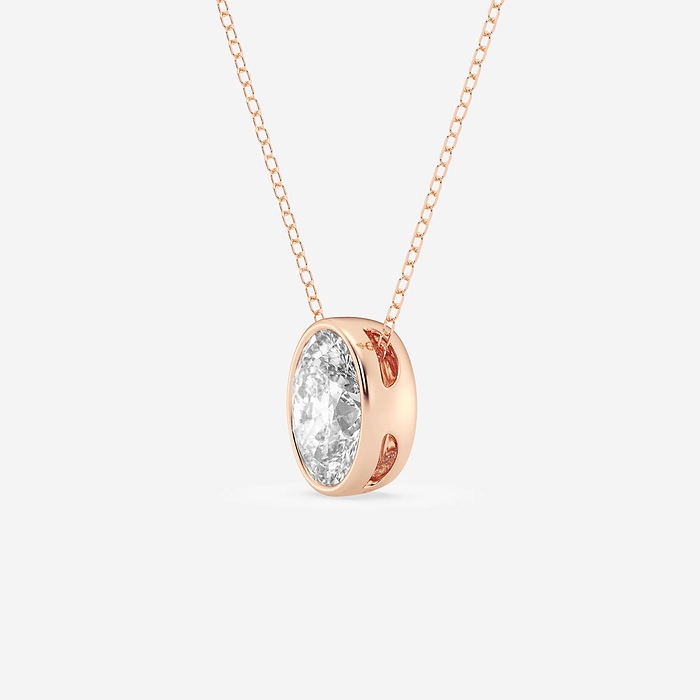Bezel Set Oval