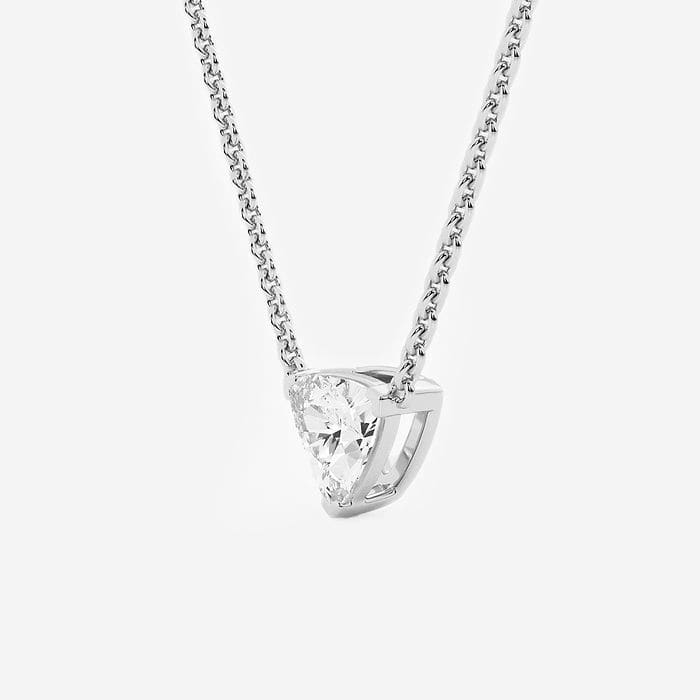 näas Ethereal Trillion Solitaire Pendant