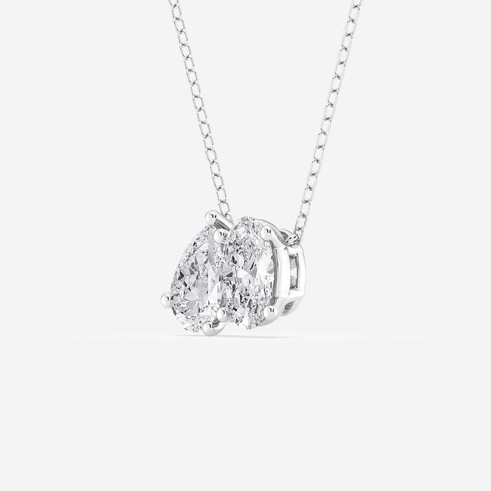 Toi Et Moi Oval and Pear Pendant