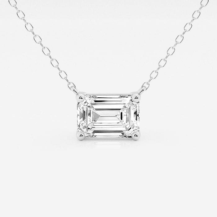 Emerald Solitaire Pendant