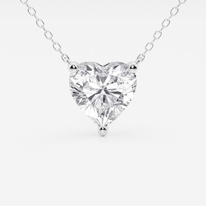 Heart Solitaire Pendant
