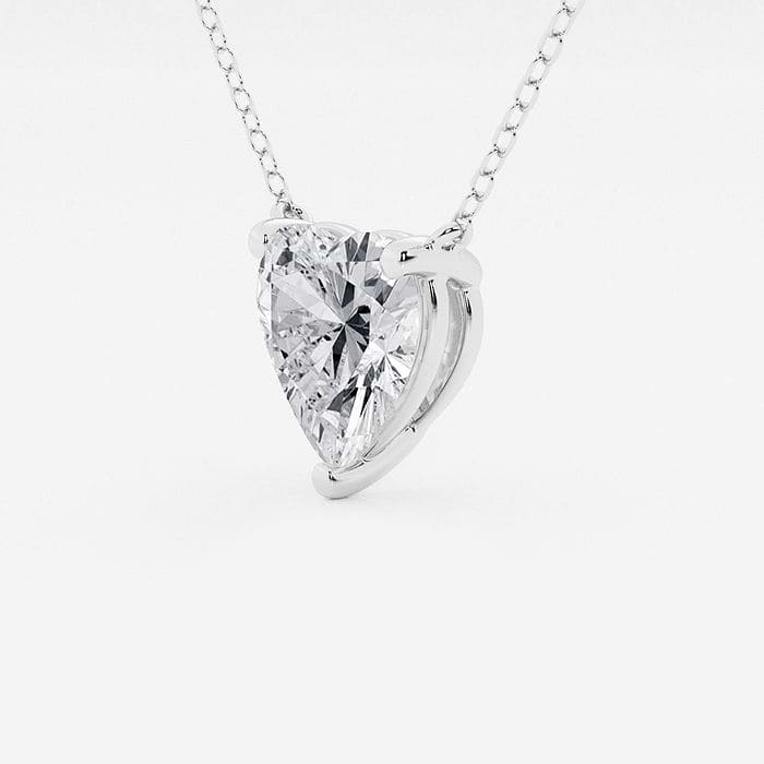 Heart Solitaire Pendant