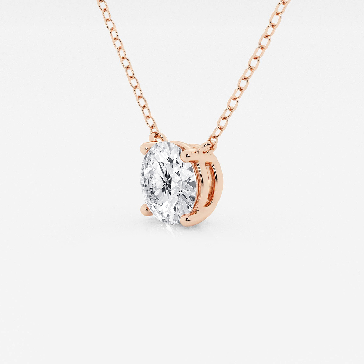 Additional Image 1 for  1 1/2 ctw Round Lab Grown Diamond Solitaire Pendant
