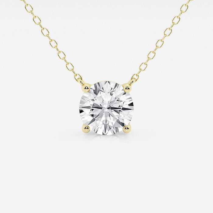 Round Solitaire Pendant