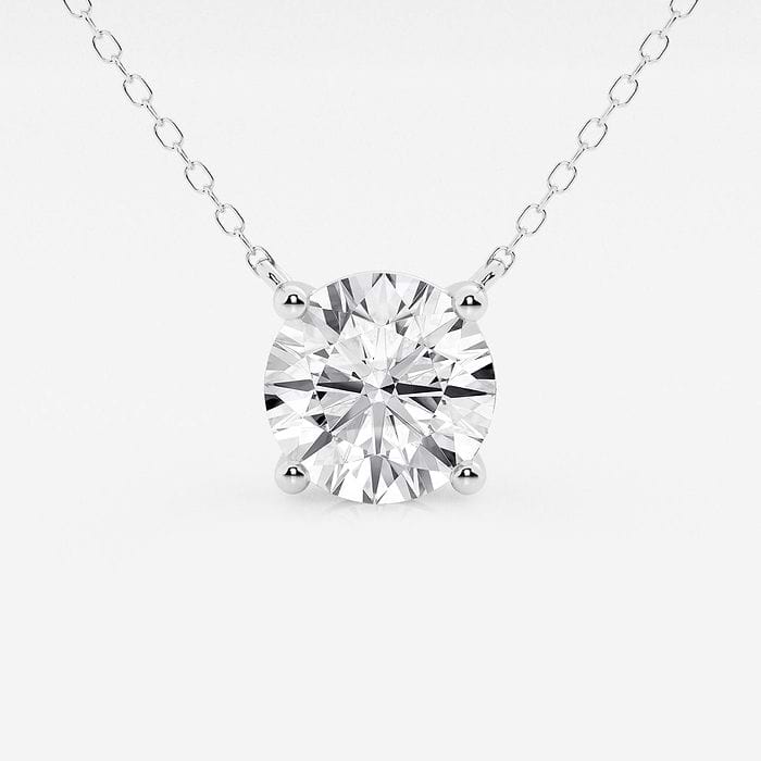 Round Solitaire Pendant