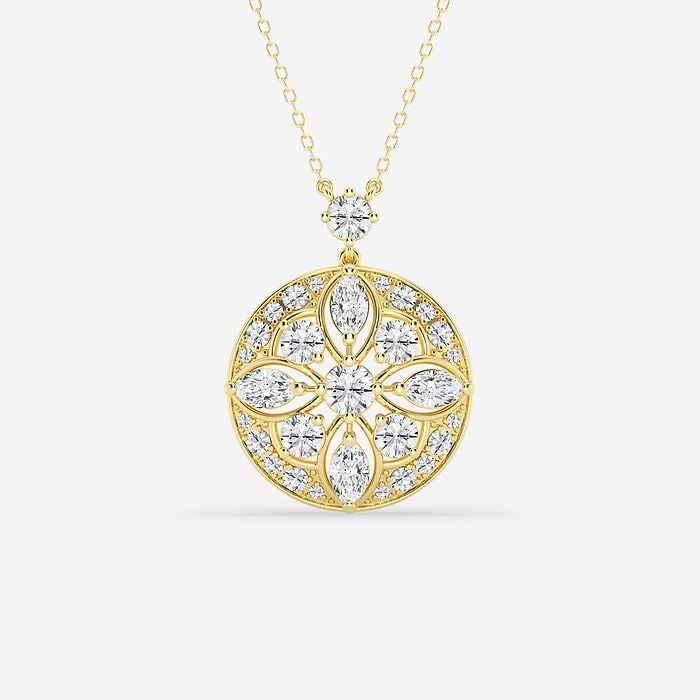 Vintage Marquise Medallion