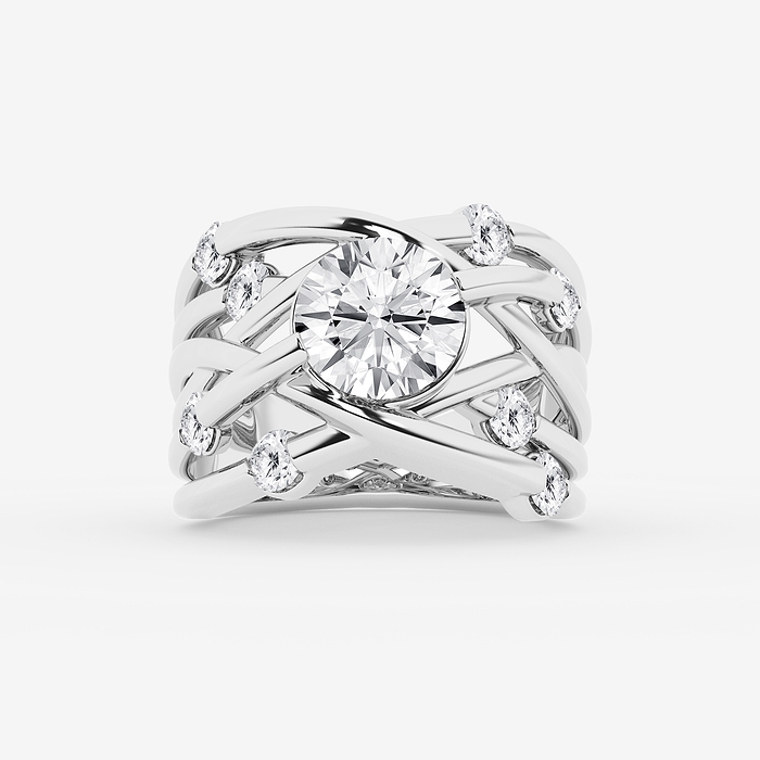 Design ID 12798 - GB Custom 2 7/8 ctw Round Lab Grown Diamond Fashion Ring