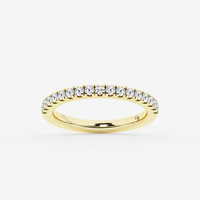 1/4 ctw Round Lab Grown Diamond Wedding Band