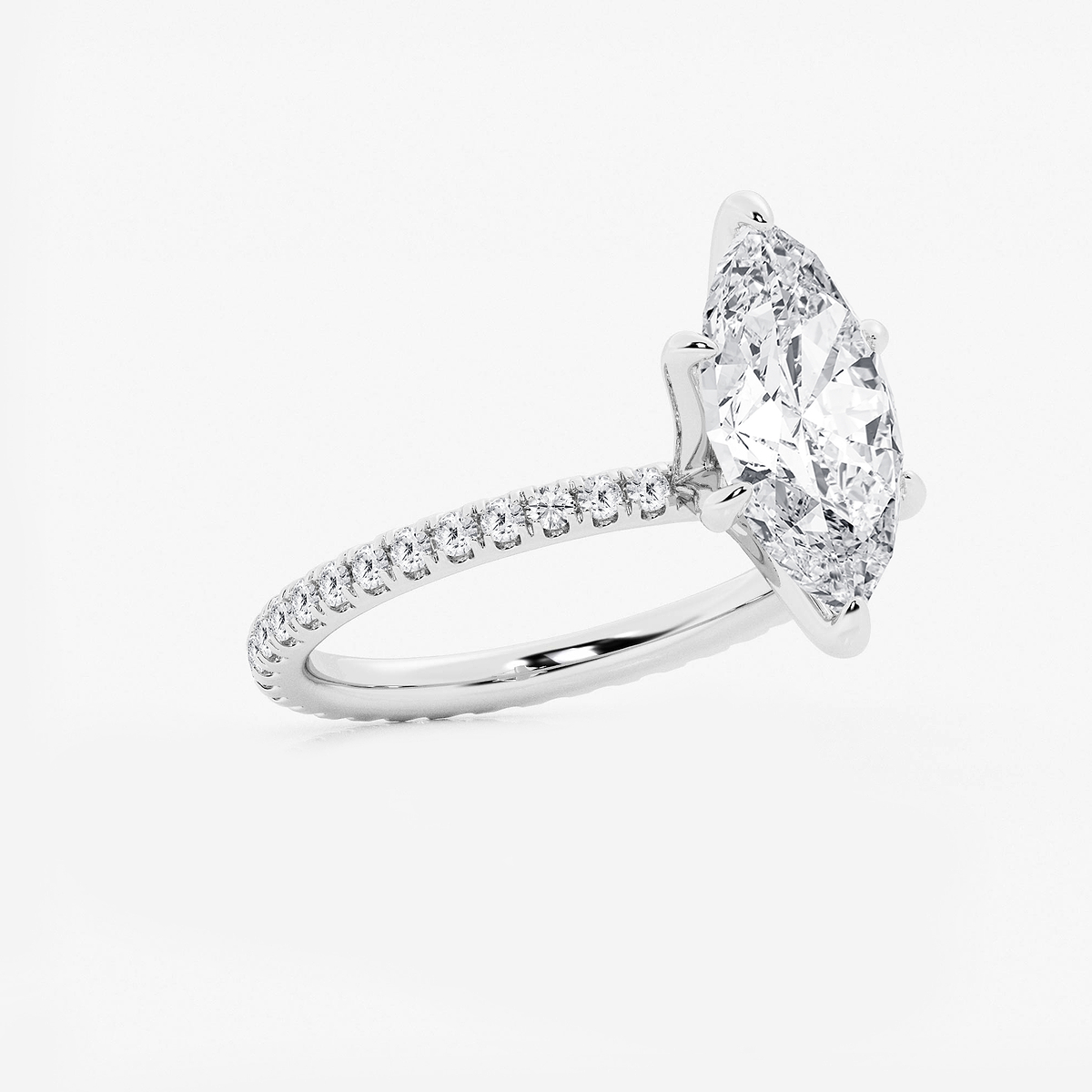 Additional Image 1 for  7 ctw Marquise Lab Grown Diamond Eternity Engagement Ring