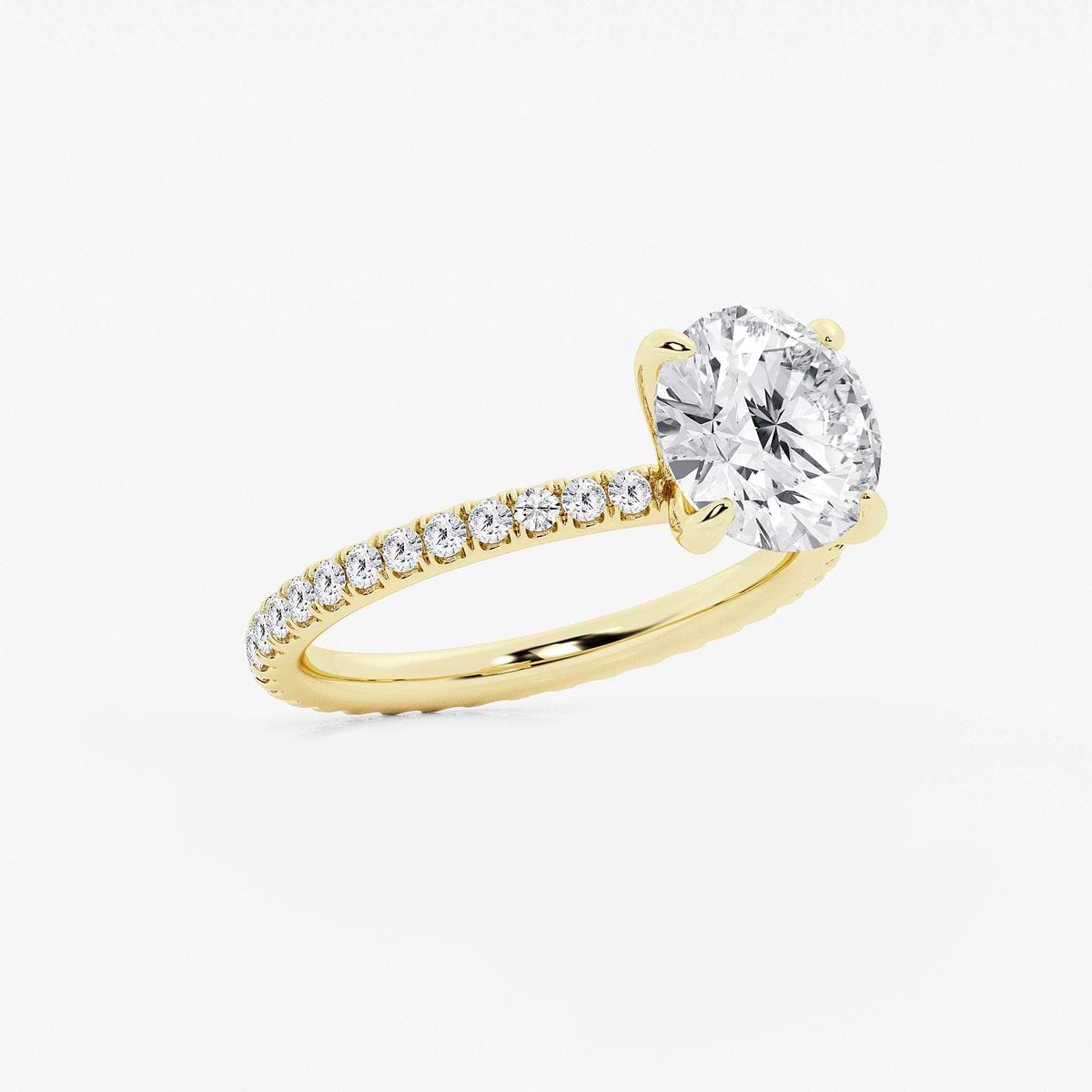 Additional Image 1 for  4 3/4 ctw Round Lab Grown Diamond Eternity Engagement Ring
