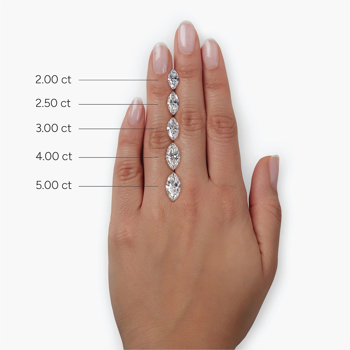 Additional Image 3 for  1 1/2 ctw Marquise Lab Grown Diamond Solitaire Engagement Ring