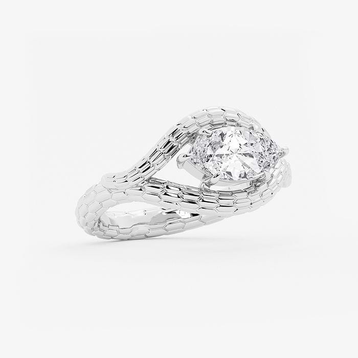 Marquise Textured Framed Fashion Ring