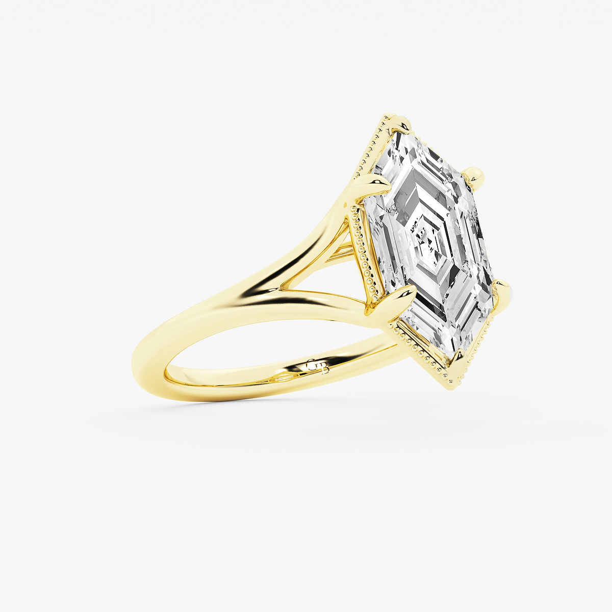 Additional Image 1 for  2 ctw Dutch Marquise Lab Grown Diamond Vintage Solitaire Engagement Ring
