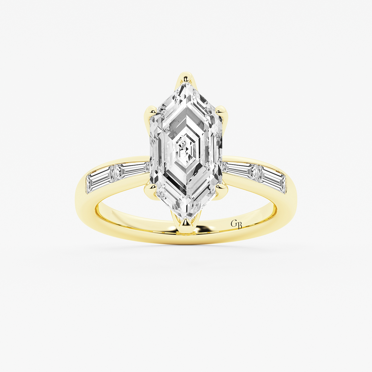 4 1/2 ctw Dutch Marquise Lab Grown Diamond Vintage Side Stone Engagement Ring