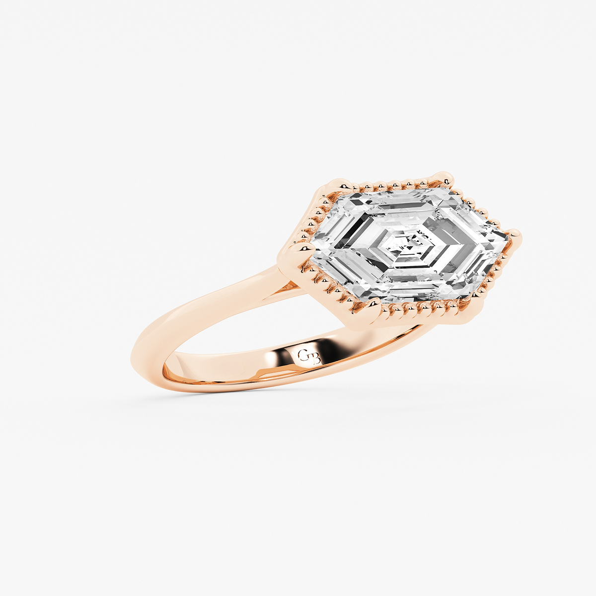 Additional Image 1 for  4 ctw Dutch Marquise Lab Grown Diamond Vintage Solitaire Engagement Ring