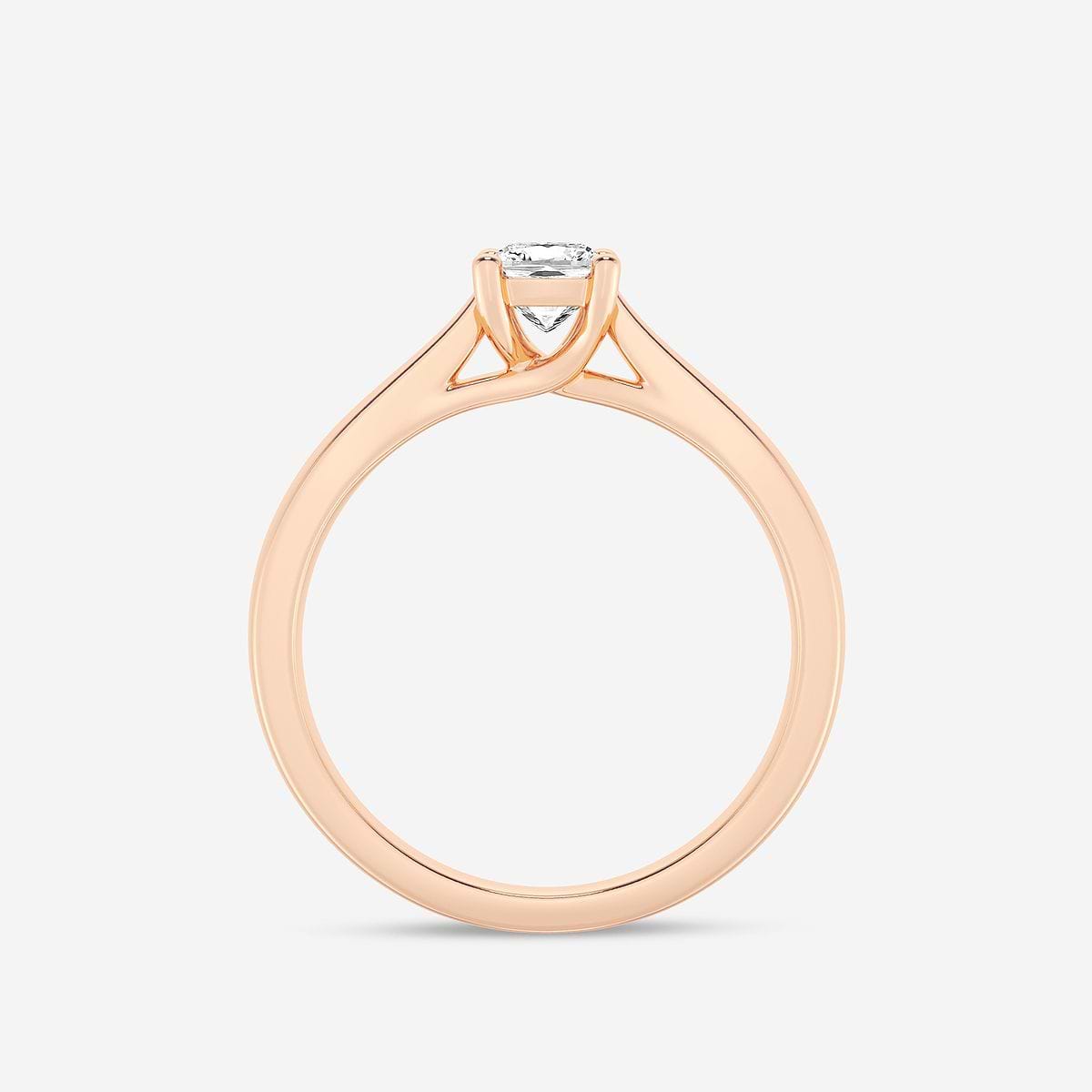 Additional Image 1 for  1/2 ctw Cushion Lab Grown Diamond Trellis Solitaire Engagement Ring