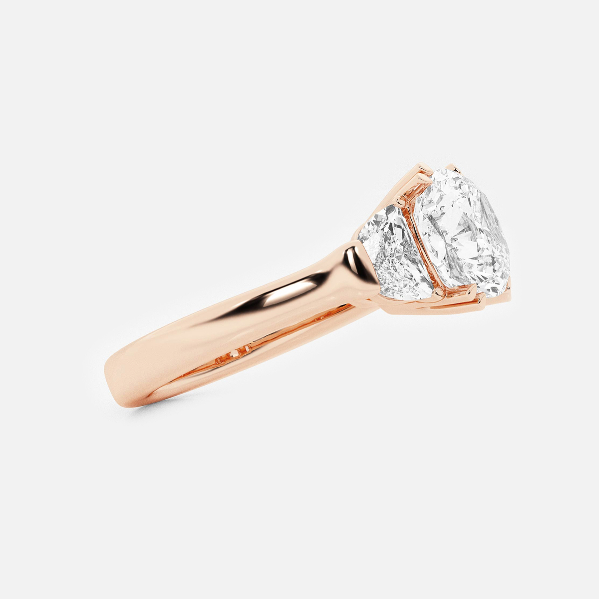 Additional Image 1 for  3 3/4 ctw Cushion Lab Grown Diamond Engagement Ring