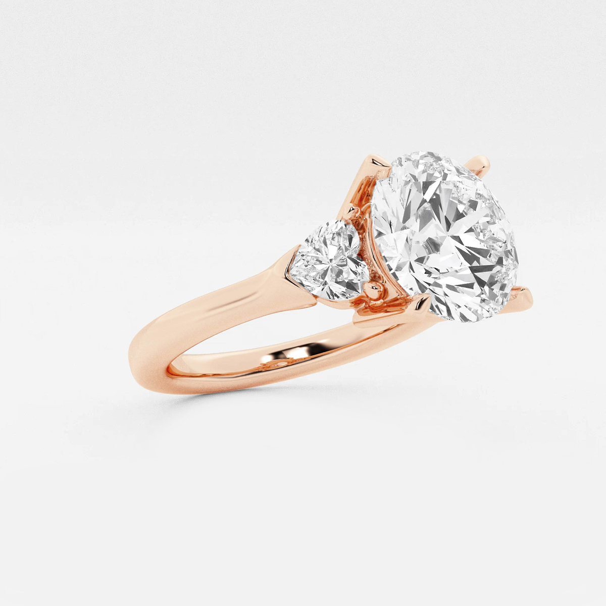 Additional Image 1 for  4 5/8 ctw Round Lab Grown Diamond Engagement Ring