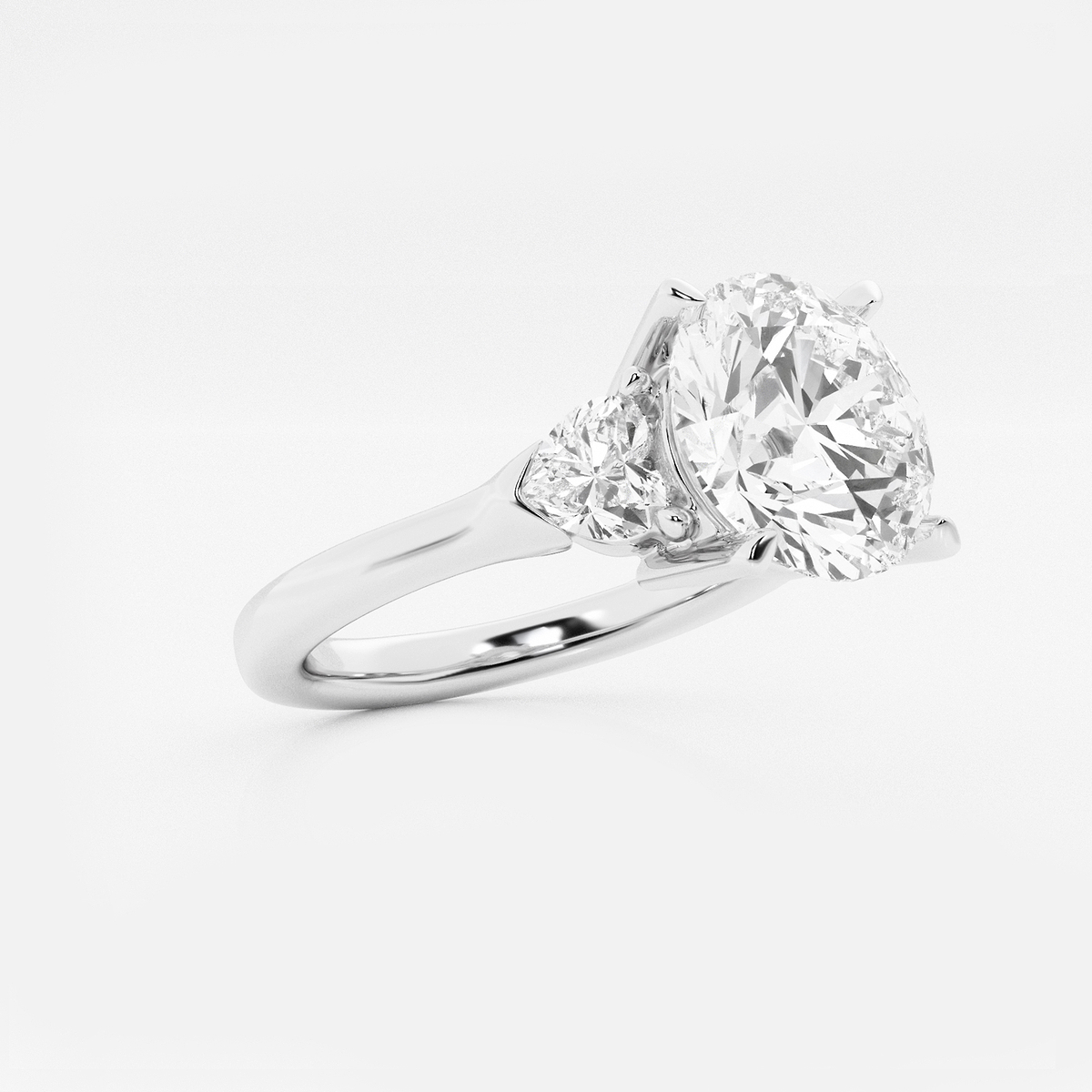 Additional Image 1 for  4 5/8 ctw Round Lab Grown Diamond Engagement Ring