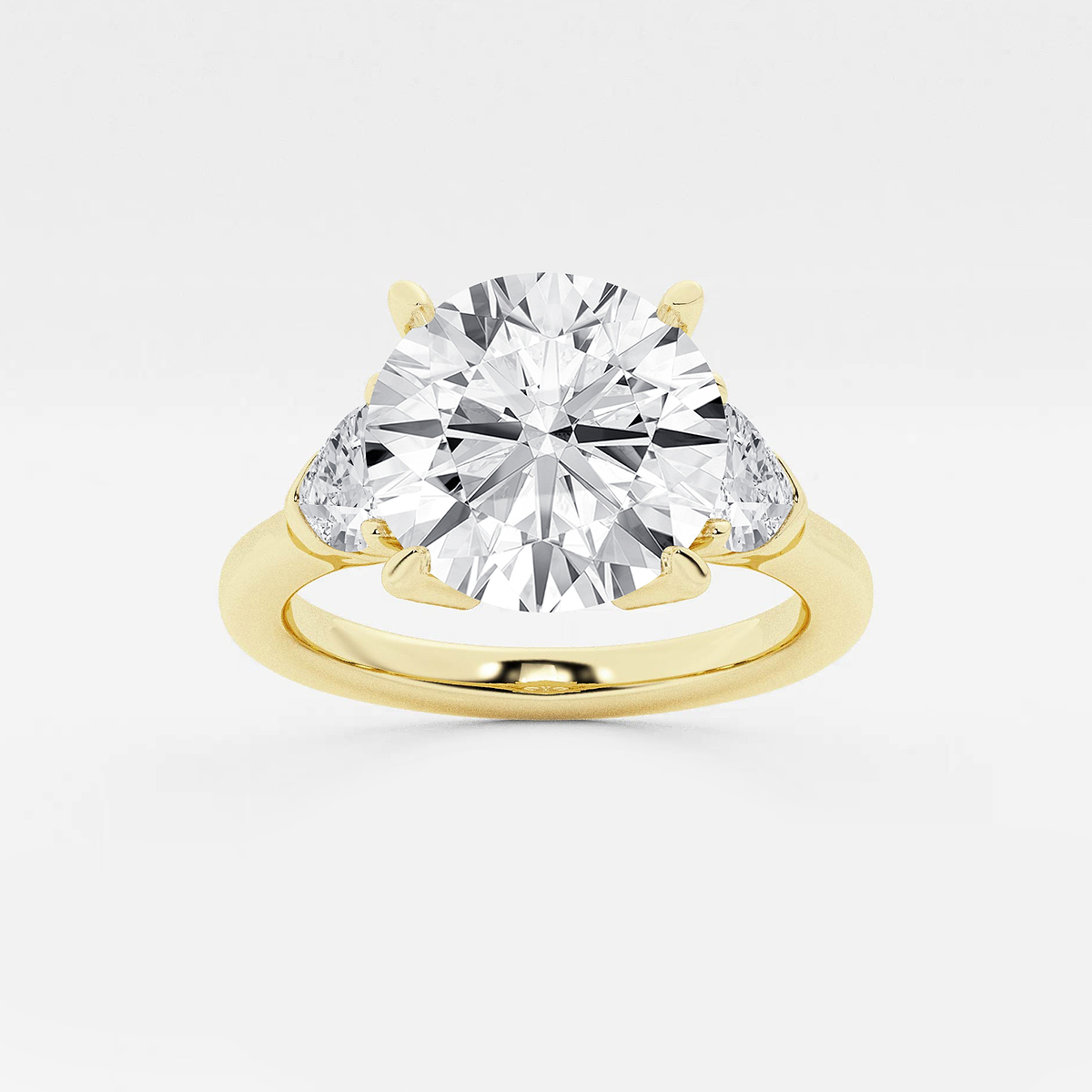 4 5/8 ctw Round Lab Grown Diamond Engagement Ring